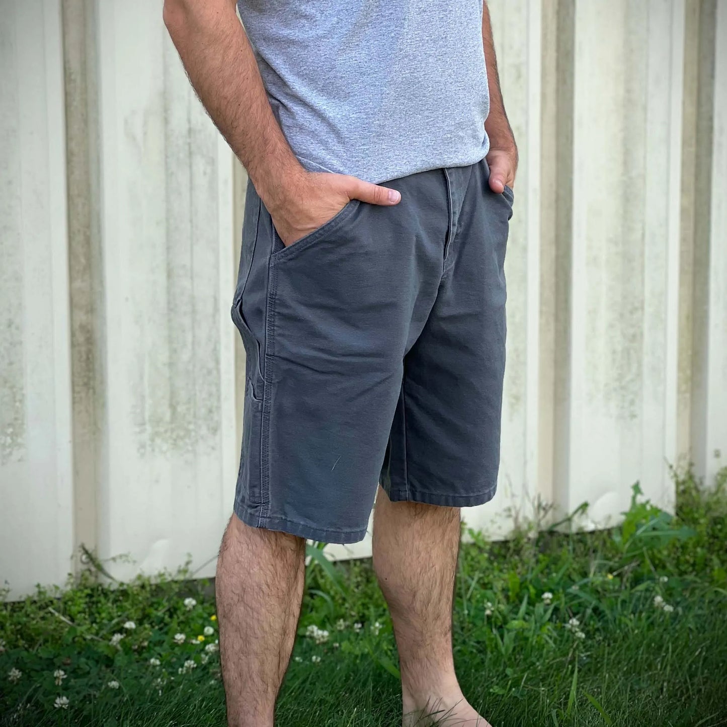 Duck Canvas Carpenter Short - Gravel