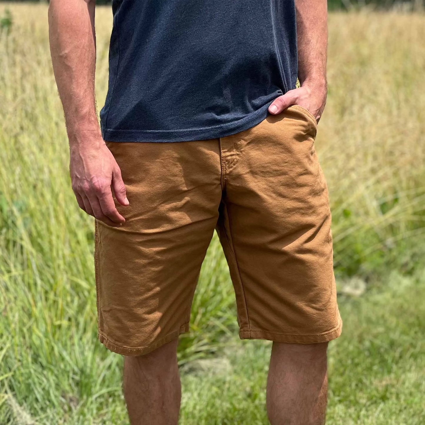 Duck Canvas Carpenter Short - Brown