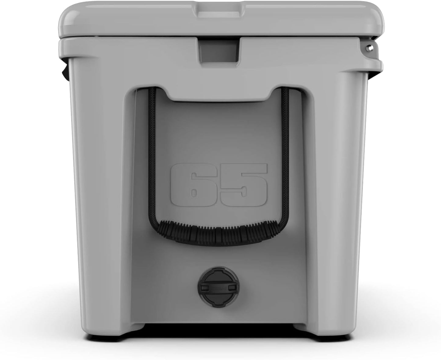 65 Cooler | 65 Qt Ice Chest Durable Rotomolded Insulated | Made in USA | Warranty for Life | for Beach Boat Camping Fishing Hunting | K65