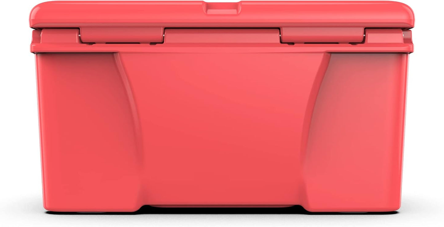 45 Cooler | 45 Qt Ice Chest Durable Rotomolded Insulated | Made in USA | Warranty for Life | for Beach Boat Camping Fishing Hunting | K45