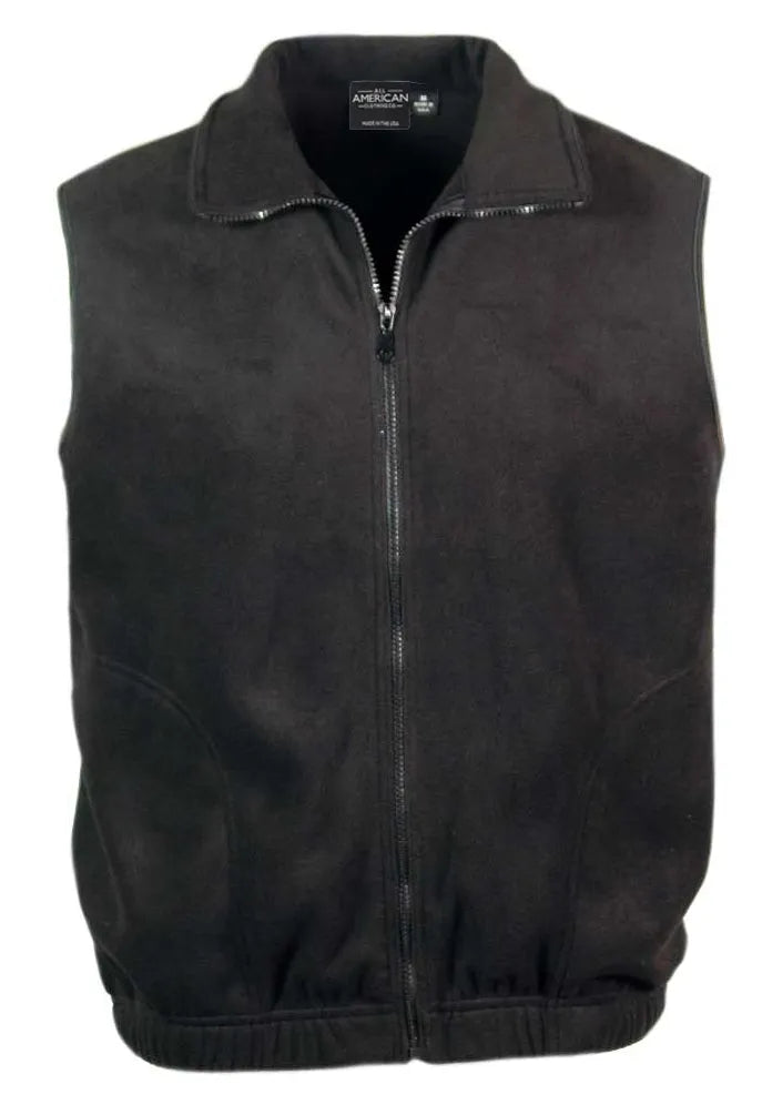 Men's Full Zip Fleece Vest