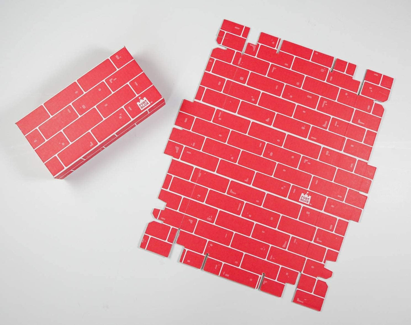Cardboard Building Blocks (12X6X3) Made in USA (Brick, 40 Pack)