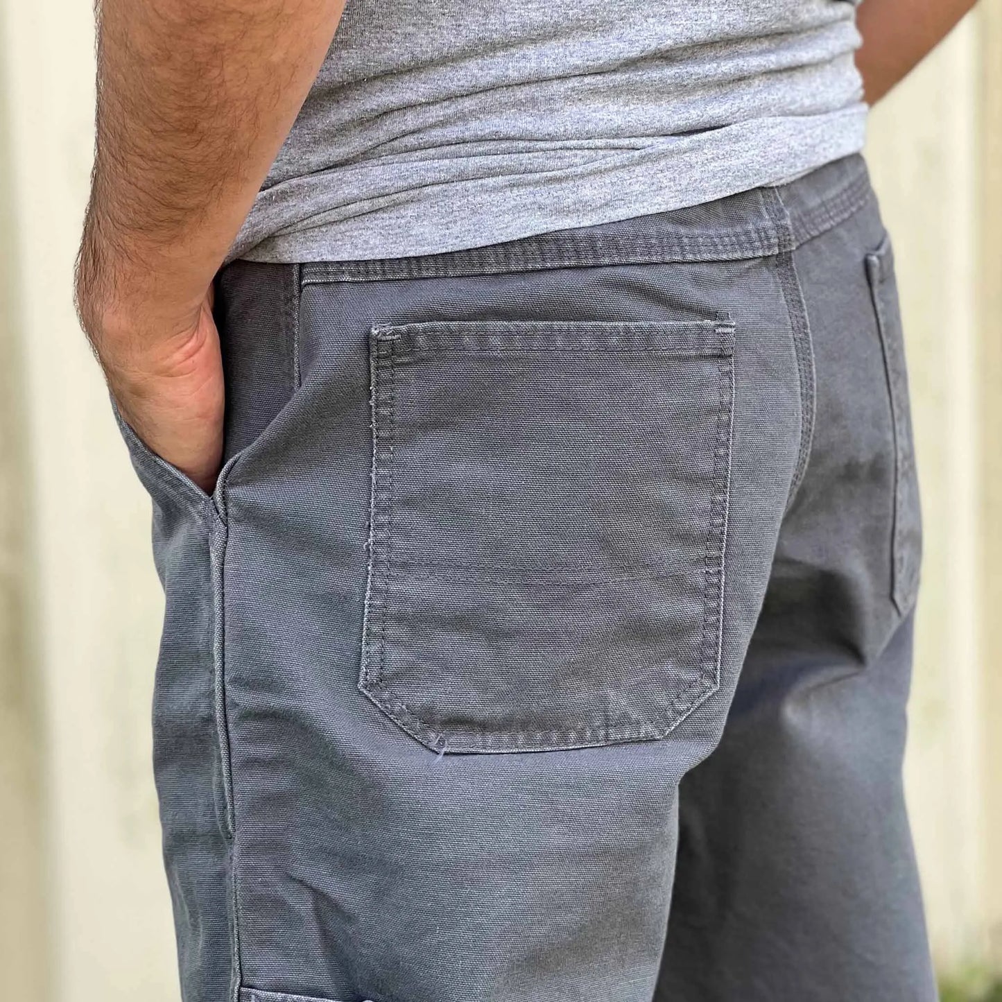 Duck Canvas Carpenter Short - Gravel