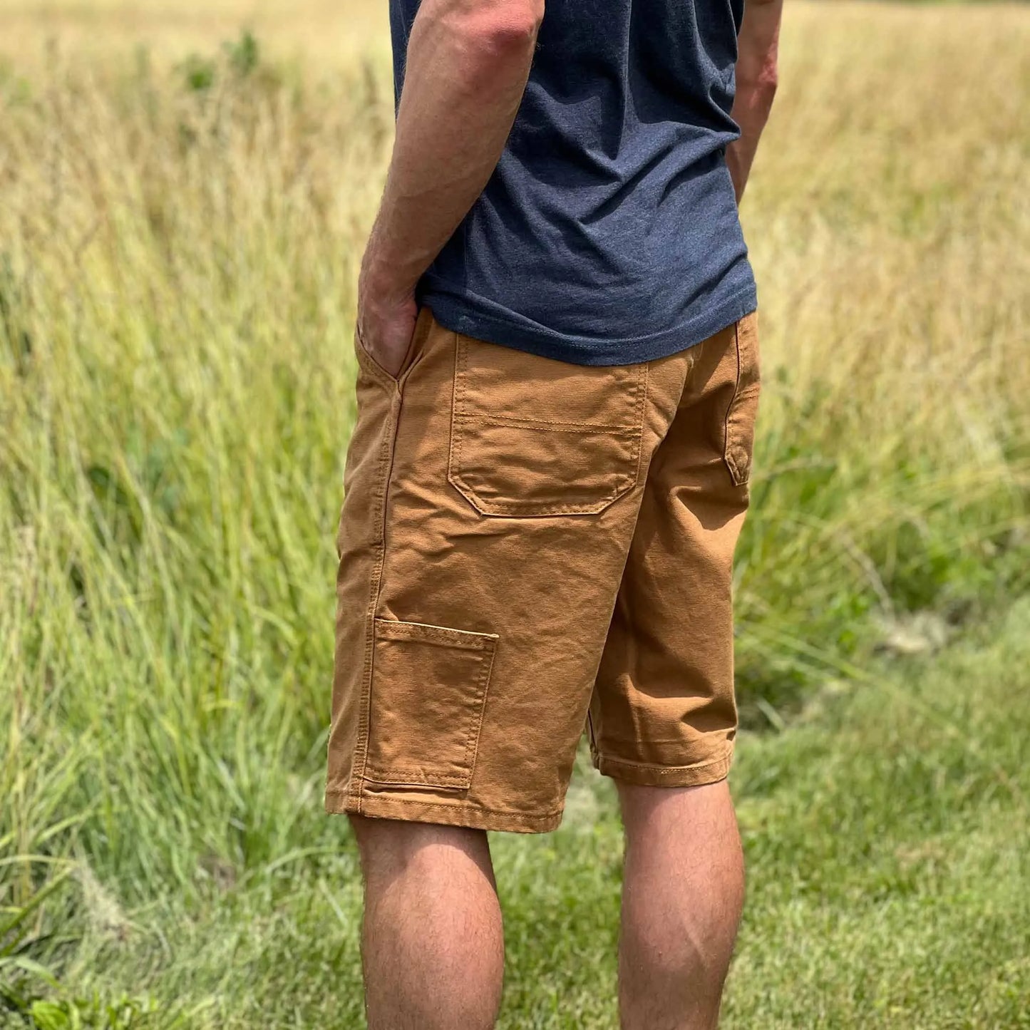 Duck Canvas Carpenter Short - Brown