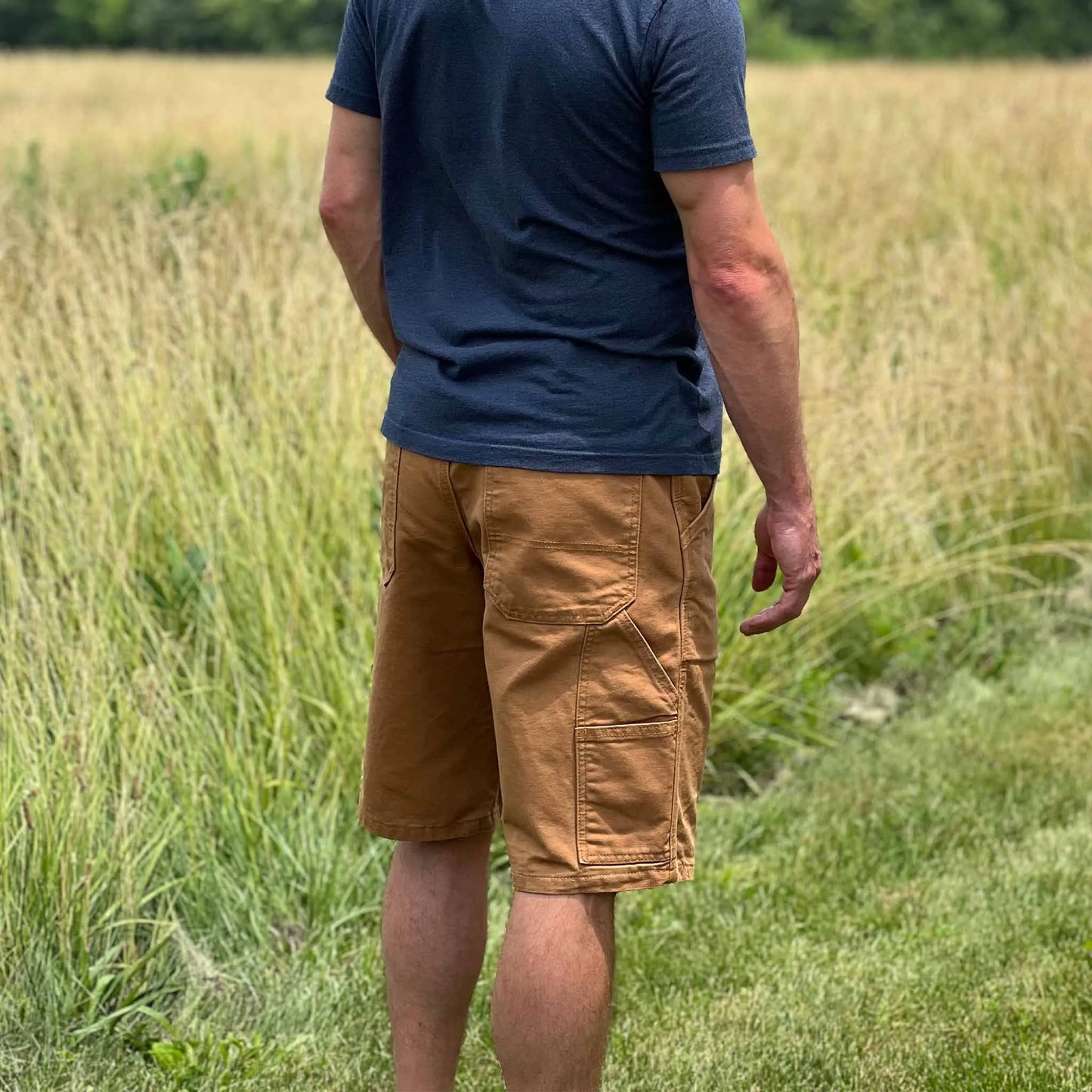 Duck Canvas Carpenter Short - Brown