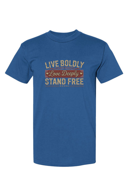 Crown and Creed Live Boldly - Royal Blue and Dark Navy