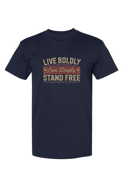 Crown and Creed Live Boldly - Royal Blue and Dark Navy