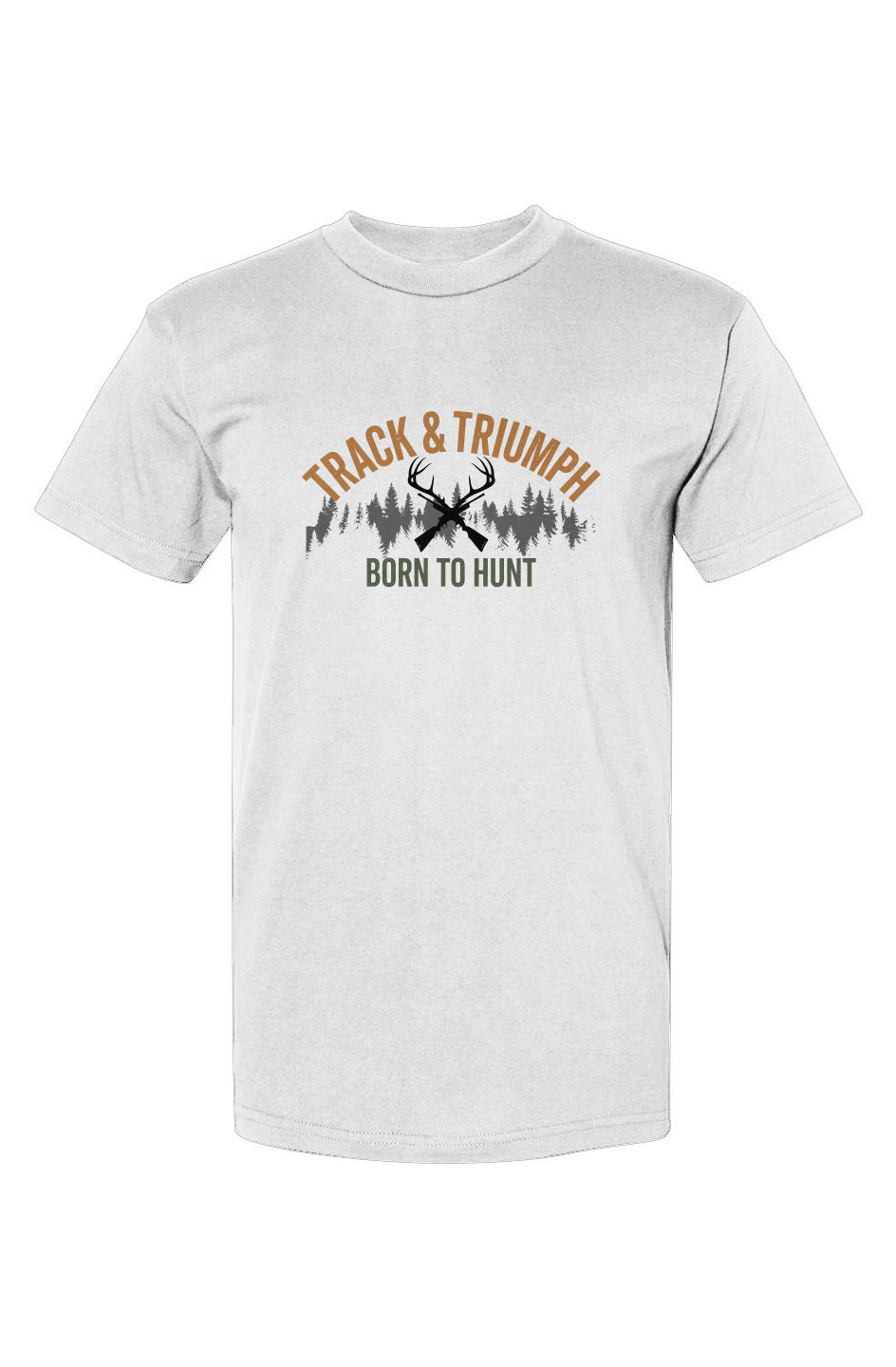 Crown and Creed Born To Hunt T-Shirt - White