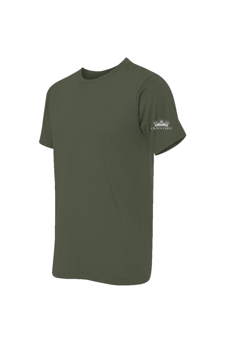 Crown and Creed Peace Through Strength - Navy, Royal, Army Green