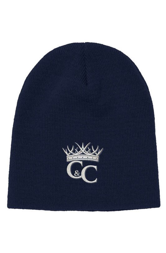 Crown and Creed Bayside Acrylic Beanie - Navy and Black