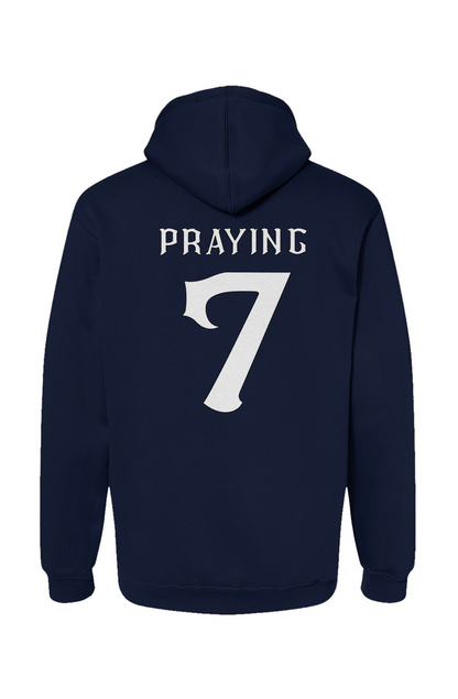 Faith Mob Praying 7 Hoodie -Black, Navy, and Red