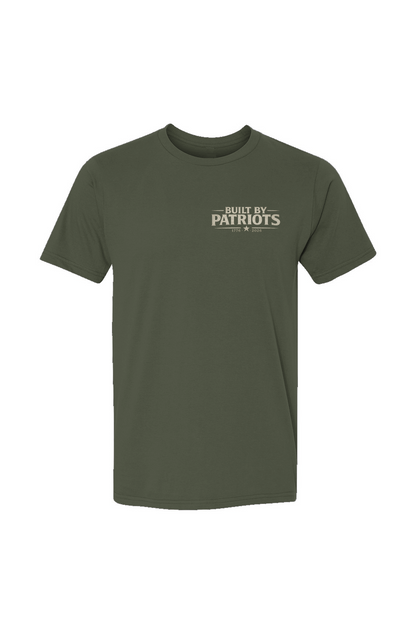 Crown and Creed Built By Patriots T-Shirt