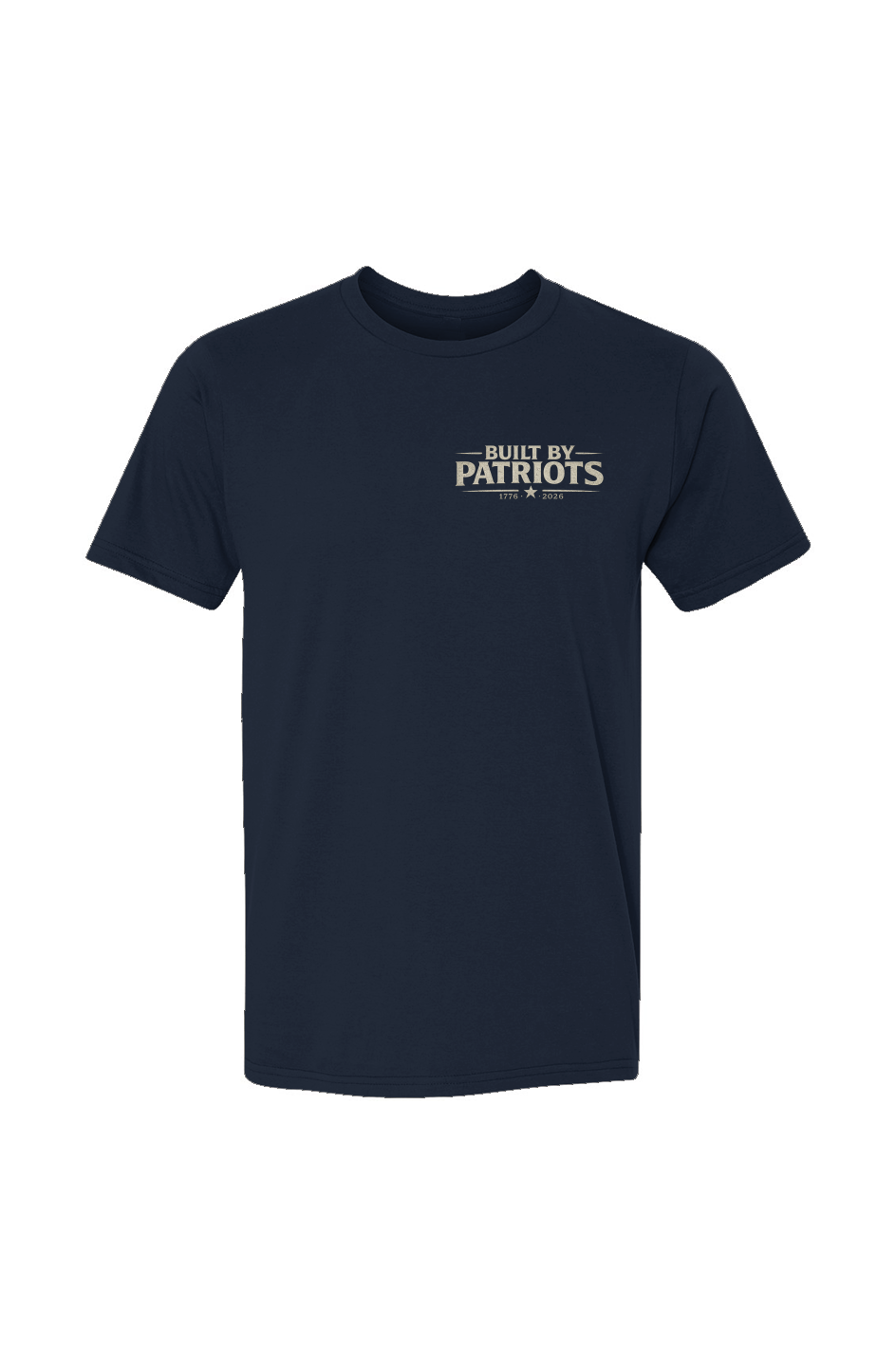 Crown and Creed Built By Patriots T-Shirt
