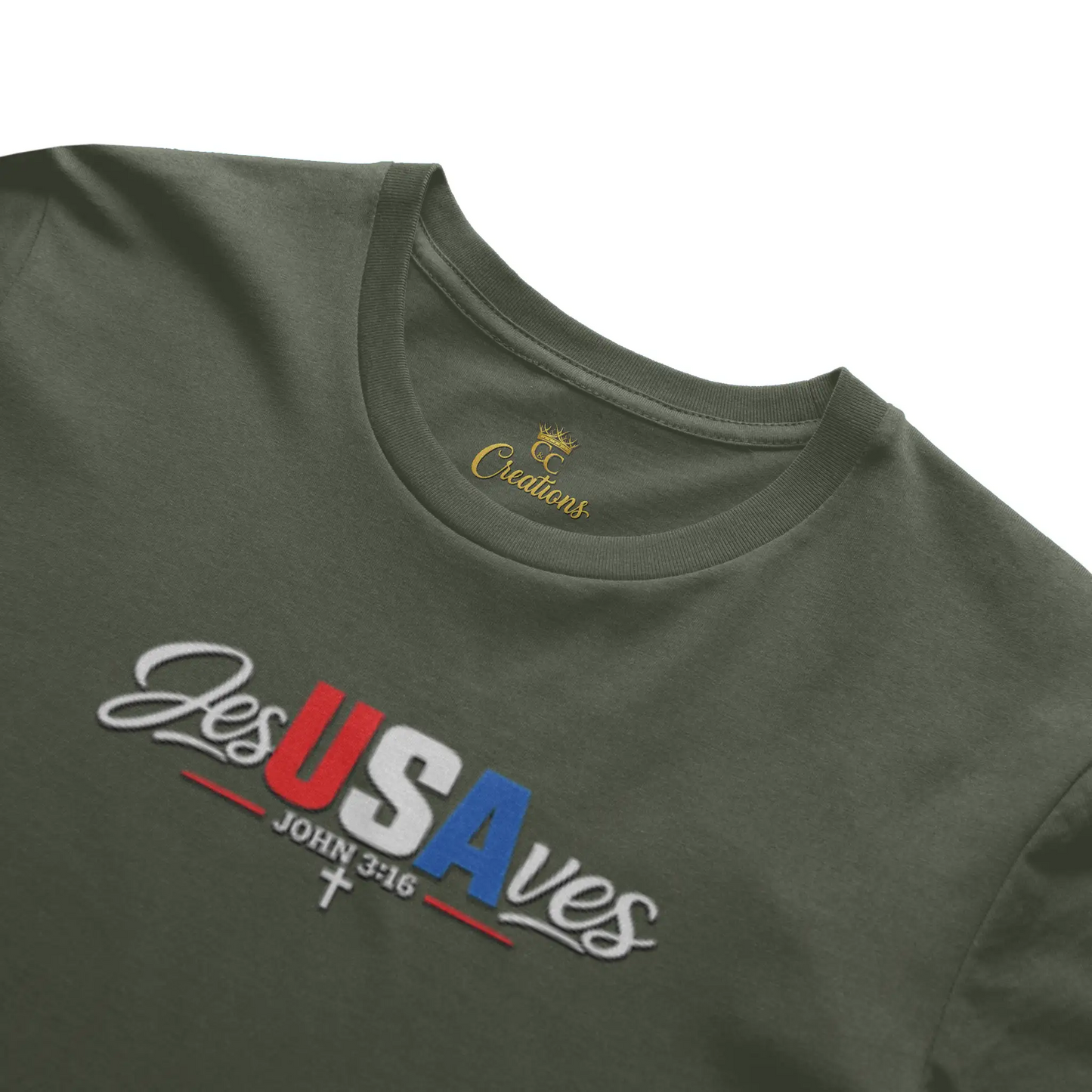 Crown and Creed JesUSAves T-Shirt