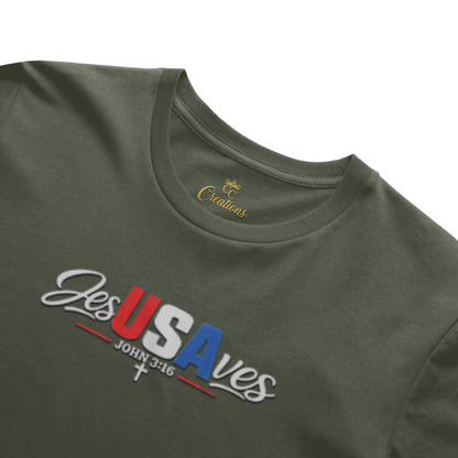 Crown and Creed JesUSAves T-Shirt