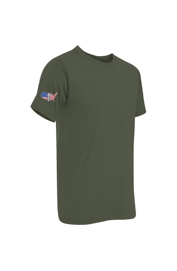 Crown and Creed JesUSAves T-Shirt - Black, Green, 