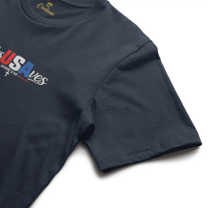 Crown and Creed JesUSAves T-Shirt - Black, Green, 