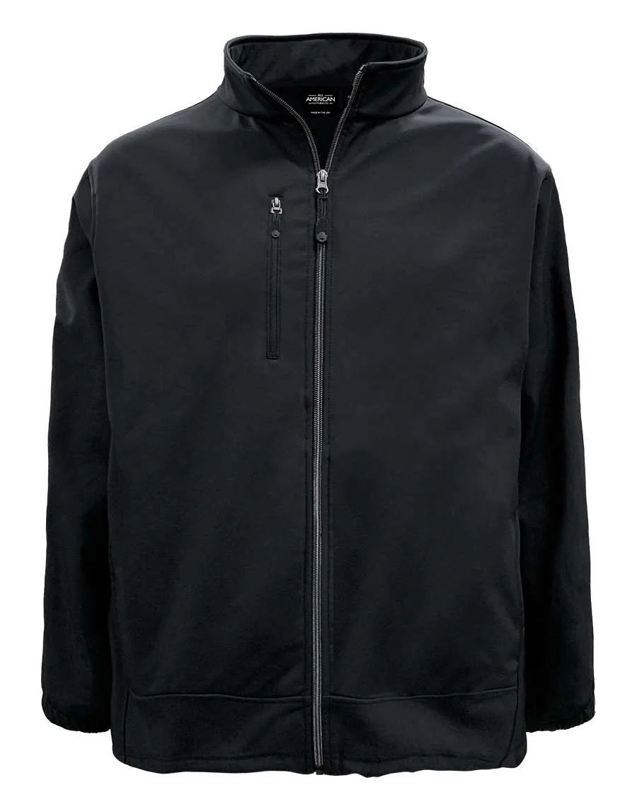 Men's 3 Layers Soft Shell Full Zip Jacket