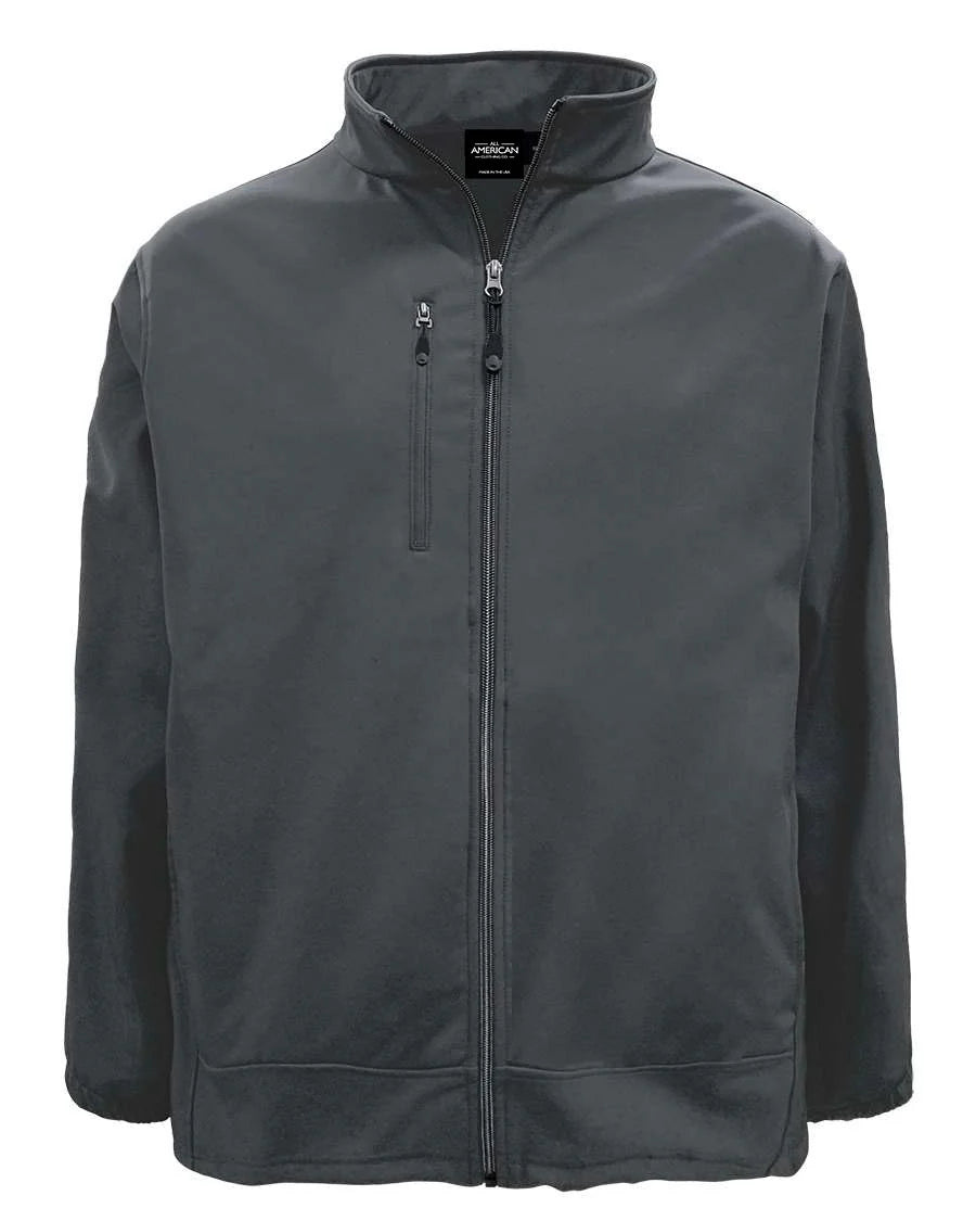 Men's 3 Layers Soft Shell Full Zip Jacket