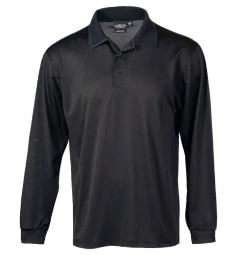 Long Sleeve Aqua Dry Polo Shirt