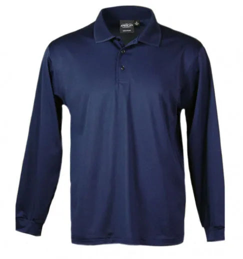 Long Sleeve Aqua Dry Polo Shirt