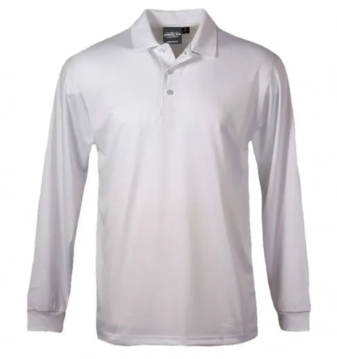 Long Sleeve Aqua Dry Polo Shirt