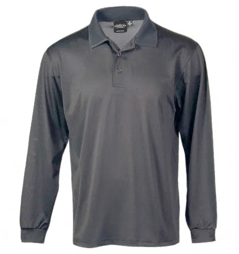 Long Sleeve Aqua Dry Polo Shirt