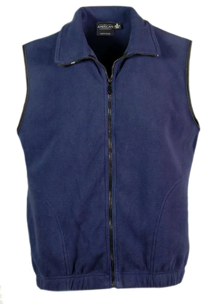 Men's Full Zip Fleece Vest
