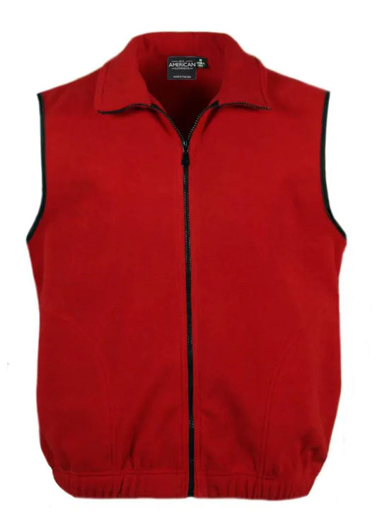 Men's Full Zip Fleece Vest