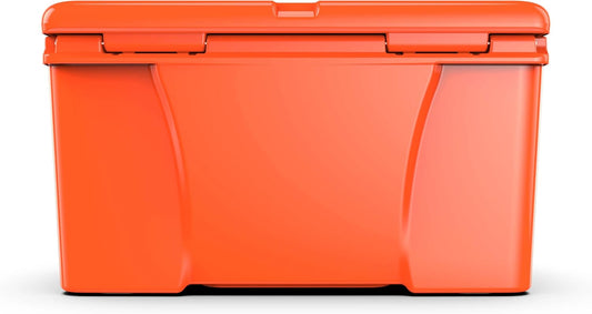 65 Cooler | 65 Qt Ice Chest Durable Rotomolded Insulated | Made in USA | Warranty for Life | for Beach Boat Camping Fishing Hunting | K65